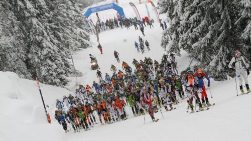 Partenza della 10° Skialp Val Rendena